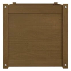 Jardinières 2 Pcs Marron Miel 100x50x50 Cm Bois De Pin Massif -AMSCAN Soldes Magasin jardinieres 2 pcs marron miel 100x50x50 cm bois de pin massif 3666722747615 1417645