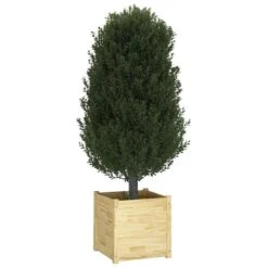 Jardinières D'extérieur 2 Pcs 50x50x50 Cm Bois De Pin Massif -AMSCAN Soldes Magasin jardinieres d exterieur 2 pcs 50x50x50 cm bois de pin massif 3666722122948 1352022