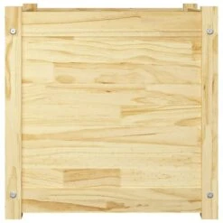 Jardinières D'extérieur 2 Pcs 50x50x50 Cm Bois De Pin Massif -AMSCAN Soldes Magasin jardinieres d exterieur 2 pcs 50x50x50 cm bois de pin massif 3666722122948 1352024