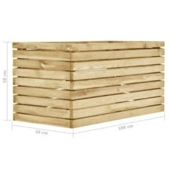 Lit Surélevé 100x50x50 Cm Bois De Pin Imprégné -AMSCAN Soldes Magasin lit sureleve 100x50x50 cm bois de pin impregne 3666722322065 983734
