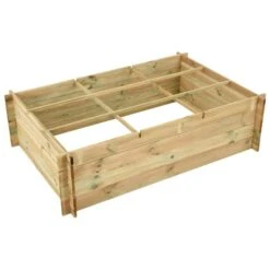 Lit Surélevé 150x100x40 Cm Bois Imprégné -AMSCAN Soldes Magasin lit sureleve 150x100x40 cm bois impregne 3666722458061 768545