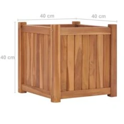 Lit Surélevé 40x40x40 Cm Bois De Teck Solide -AMSCAN Soldes Magasin lit sureleve 40x40x40 cm bois de teck solide 3666722840453 1236418