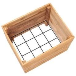 Lit Surélevé 50x40x38 Cm Bois De Teck Recyclé Et Acier -AMSCAN Soldes Magasin lit sureleve 50x40x38 cm bois de teck recycle et acier 3666722322423 983416