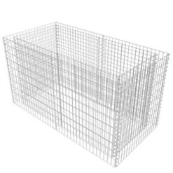 Lit Surélevé à Gabion Acier 180 X 90 X 100 Cm Argenté -AMSCAN Soldes Magasin lit sureleve a gabion acier 180 x 90 x 100 cm argente 3666722506144 615881