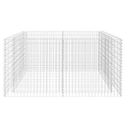 Lit Surélevé à Gabion Acier 180 X 90 X 100 Cm Argenté -AMSCAN Soldes Magasin lit sureleve a gabion acier 180 x 90 x 100 cm argente 3666722506144 615883