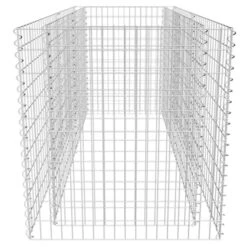 Lit Surélevé à Gabion Acier 180 X 90 X 100 Cm Argenté -AMSCAN Soldes Magasin lit sureleve a gabion acier 180 x 90 x 100 cm argente 3666722506144 615884