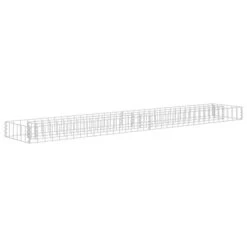Lit Surélevé à Gabion Acier Galvanisé 180x30x10 Cm -AMSCAN Soldes Magasin lit sureleve a gabion acier galvanise 180x30x10 cm 3666722216111 1147749