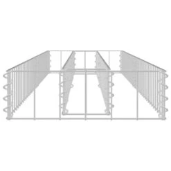 Lit Surélevé à Gabion Acier Galvanisé 180x30x10 Cm -AMSCAN Soldes Magasin lit sureleve a gabion acier galvanise 180x30x10 cm 3666722216111 1147751