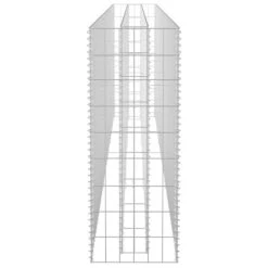 Lit Surélevé à Gabion Acier Galvanisé 270x30x90 Cm -AMSCAN Soldes Magasin lit sureleve a gabion acier galvanise 270x30x90 cm 3666722471879 729274