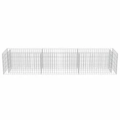 Lit Surélevé à Gabion Acier Galvanisé 270x50x50 Cm -AMSCAN Soldes Magasin lit sureleve a gabion acier galvanise 270x50x50 cm 3666722506373 615691