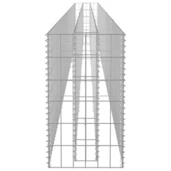 Lit Surélevé à Gabion Acier Galvanisé 450x30x60 Cm -AMSCAN Soldes Magasin lit sureleve a gabion acier galvanise 450x30x60 cm 3666722506274 615779