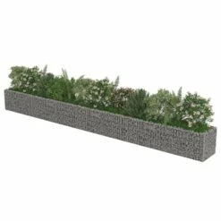 Lit Surélevé à Gabion Acier Galvanisé 540x50x50 Cm -AMSCAN Soldes Magasin lit sureleve a gabion acier galvanise 540x50x50 cm 3666722747486 615713