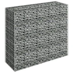 Lit Surélevé à Gabion Acier Galvanisé 90x30x90 Cm -AMSCAN Soldes Magasin lit sureleve a gabion acier galvanise 90x30x90 cm 3666722468886 733093