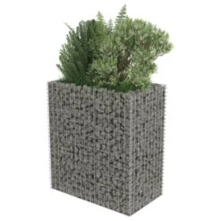 Lit Surélevé à Gabion Acier Galvanisé 90x50x100 Cm -AMSCAN Soldes Magasin lit sureleve a gabion acier galvanise 90x50x100 cm 3666722506342 615721