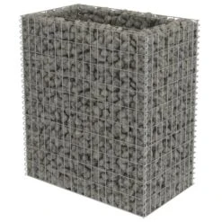 Lit Surélevé à Gabion Acier Galvanisé 90x50x100 Cm -AMSCAN Soldes Magasin lit sureleve a gabion acier galvanise 90x50x100 cm 3666722506342 615722
