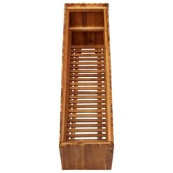 Lit Surélevé De Jardin 100x30x50 Cm Bois Massif D'acacia -AMSCAN Soldes Magasin lit sureleve de jardin 100x30x50 cm bois massif d acacia 3666722324267 981180