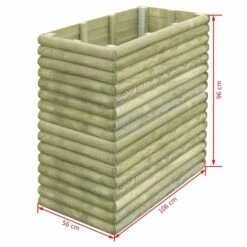 Lit Surélevé De Jardin 106x56x96 Cm Bois De Pin Imprégné -AMSCAN Soldes Magasin lit sureleve de jardin 106x56x96 cm bois de pin impregne 3666722330893 974149