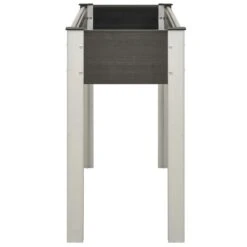 Lit Surélevé De Jardin 125x40x75 Cm WPC Gris -AMSCAN Soldes Magasin lit sureleve de jardin 125x40x75 cm wpc gris 3666722473002 727268
