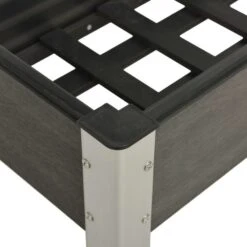 Lit Surélevé De Jardin 125x40x75 Cm WPC Gris -AMSCAN Soldes Magasin lit sureleve de jardin 125x40x75 cm wpc gris 3666722473002 727269
