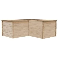 Lit Surélevé De Jardin 197x197x80 Cm Bois De Pin Massif