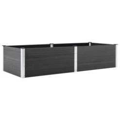Lit Surélevé De Jardin 250x100x54 Cm WPC Gris -AMSCAN Soldes Magasin lit sureleve de jardin 250x100x54 cm wpc gris 3666722322171 983666