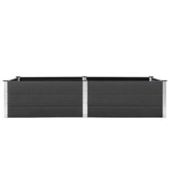 Lit Surélevé De Jardin 250x100x54 Cm WPC Gris -AMSCAN Soldes Magasin lit sureleve de jardin 250x100x54 cm wpc gris 3666722322171 983667