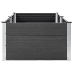 Lit Surélevé De Jardin 250x100x54 Cm WPC Gris -AMSCAN Soldes Magasin lit sureleve de jardin 250x100x54 cm wpc gris 3666722322171 983668
