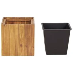 Lit Surélevé De Jardin 33,5x33,5x33,5 Cm Bois Massif D'acacia -AMSCAN Soldes Magasin lit sureleve de jardin 33 5x33 5x33 5 cm bois massif d acacia 3666722132435 1329393