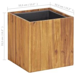 Lit Surélevé De Jardin 33,5x33,5x33,5 Cm Bois Massif D'acacia -AMSCAN Soldes Magasin lit sureleve de jardin 33 5x33 5x33 5 cm bois massif d acacia 3666722132435 1329398
