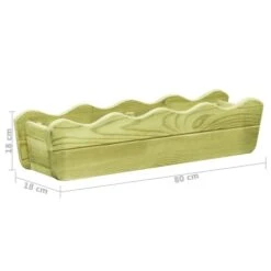 Lit Surélevé De Jardin 80x18x18 Cm Bois De Pin Imprégné -AMSCAN Soldes Magasin lit sureleve de jardin 80x18x18 cm bois de pin impregne 3666722457194 769154