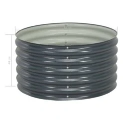 Lit Surélevé De Jardin 80x80x44 Cm Acier Galvanisé Gris -AMSCAN Soldes Magasin lit sureleve de jardin 80x80x44 cm acier galvanise gris 3666722325271 980230