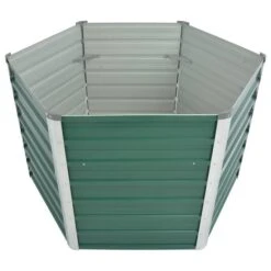 Lit Surélevé De Jardin Acier Galvanisé 129x129x77 Cm Vert -AMSCAN Soldes Magasin lit sureleve de jardin acier galvanise 129x129x77 cm vert 3666722326070 979482