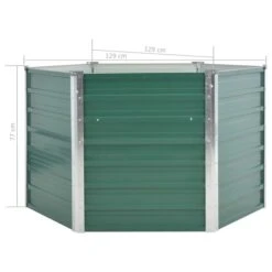 Lit Surélevé De Jardin Acier Galvanisé 129x129x77 Cm Vert -AMSCAN Soldes Magasin lit sureleve de jardin acier galvanise 129x129x77 cm vert 3666722326070 979484