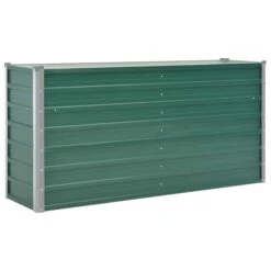 Lit Surélevé De Jardin Acier Galvanisé 160x40x77 Cm Vert -AMSCAN Soldes Magasin lit sureleve de jardin acier galvanise 160x40x77 cm vert 3666722326131 979432