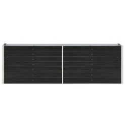 Lit Surélevé De Jardin Acier Galvanisé 240x40x77 Cm Anthracite -AMSCAN Soldes Magasin lit sureleve de jardin acier galvanise 240x40x77 cm anthracite 3666722312851 992595