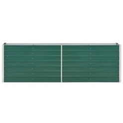 Lit Surélevé De Jardin Acier Galvanisé 240x40x77 Cm Vert -AMSCAN Soldes Magasin lit sureleve de jardin acier galvanise 240x40x77 cm vert 3666722323086 982652