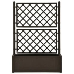 Lit Surélevé De Jardin Et Treillis Et Système D'arrosage Moka 2 -AMSCAN Soldes Magasin lit sureleve de jardin et treillis et systeme d arrosage moka 3666722353199 945942