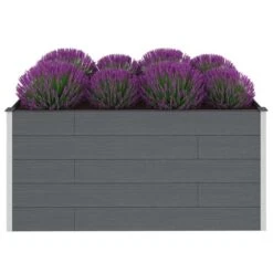 Lit Surélevé De Jardin Gris 200x50x91 Cm WPC -AMSCAN Soldes Magasin lit sureleve de jardin gris 200x50x91 cm wpc 3666722324786 980655