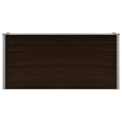 Lit Surélevé De Jardin Marron 160x40x77 Cm Acier Galvanisé -AMSCAN Soldes Magasin lit sureleve de jardin marron 160x40x77 cm acier galvanise 3666722314466 990974