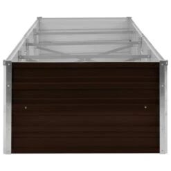 Lit Surélevé De Jardin Marron 320x80x45 Cm Acier Galvanisé -AMSCAN Soldes Magasin lit sureleve de jardin marron 320x80x45 cm acier galvanise 3666722457590 768908