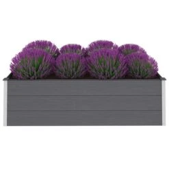 Lit Surélevé De Jardin WPC 195x100x54 Cm Gris -AMSCAN Soldes Magasin lit sureleve de jardin wpc 195x100x54 cm gris 8718475568728 1117637