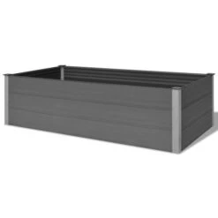Lit Surélevé De Jardin WPC 195x100x54 Cm Gris -AMSCAN Soldes Magasin lit sureleve de jardin wpc 195x100x54 cm gris 8718475568728 1117638