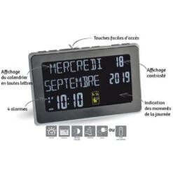 ORIUM Horloge Calendrier Référence -AMSCAN Soldes Magasin orium horloge calendrier reference 3661474111837 536246