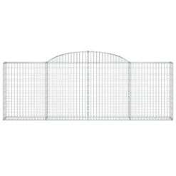 Panier De Gabions Arqué 300x30x100/120 Cm Fer Galvanisé -AMSCAN Soldes Magasin panier de gabions arque 300x30x100 120 cm fer galvanise 3666722937368 1504828