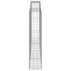 Paniers à Gabions Arqués 5 Pcs 400x50x220/240 Cm Fer Galvanisé -AMSCAN Soldes Magasin paniers a gabions arques 5 pcs 400x50x220 240 cm fer galvanise 3666722937092 1503693