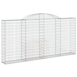 Paniers à Gabions Arqués 7 Pcs 300x30x140/160 Cm Fer Galvanisé -AMSCAN Soldes Magasin paniers a gabions arques 7 pcs 300x30x140 160 cm fer galvanise 3666722936491 1502743