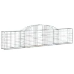 Paniers à Gabions Arqués 7 Pcs 300x30x60/80 Cm Fer Galvanisé -AMSCAN Soldes Magasin paniers a gabions arques 7 pcs 300x30x60 80 cm fer galvanise 3666722936743 1502767