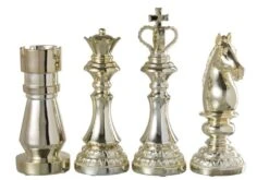 Pièces D'échecs Déco Résine Dorée Ysarg - Lot De 4