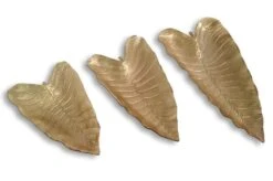 Plateau Décoratif En Métal Cuivré Fila - Lot De 3