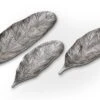 Plateau Décoratif Feuille En Métal Fila - Lot De 3
